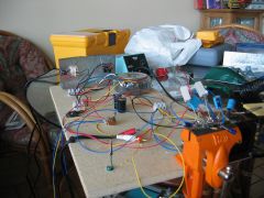 My current messy amp setup