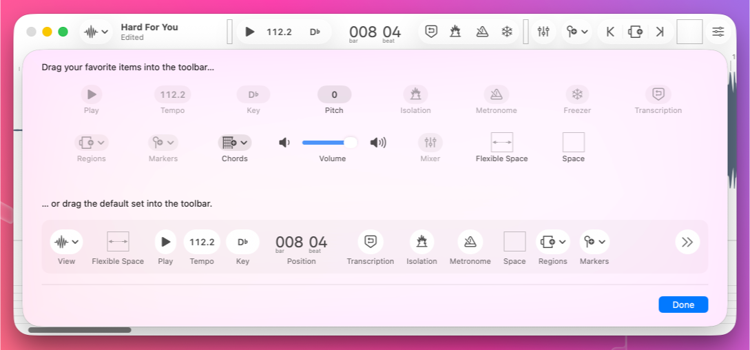 Capo 4.6 showing new toolbar design